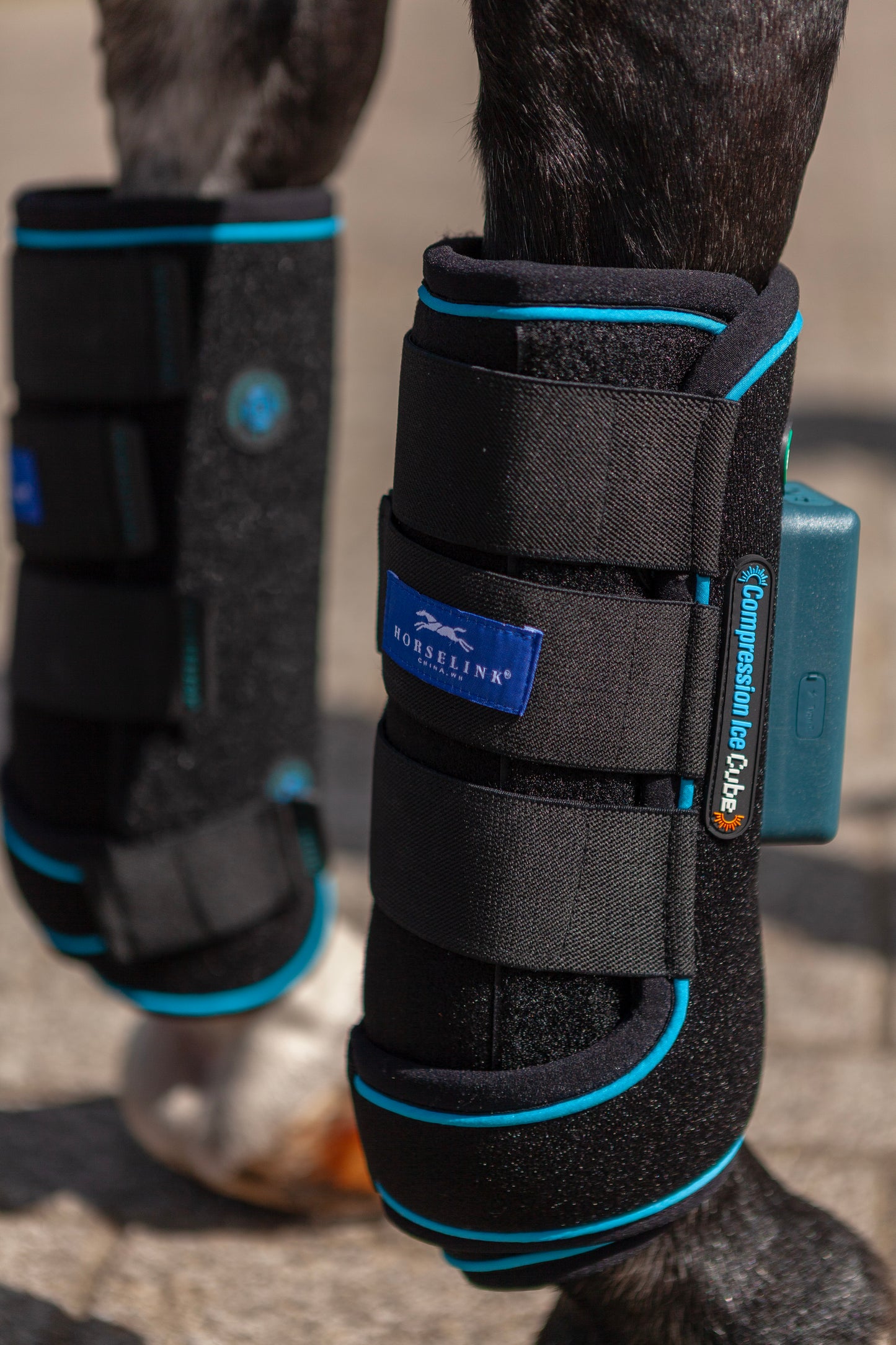 HorseLink Therapy Boots: Compression, Ice/Heat, Vibration & Magnetic Care for Equine Legs